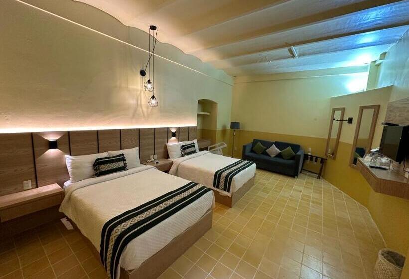 غرفة ديلوكس مزودة بشرفة, Casona Oaxaca