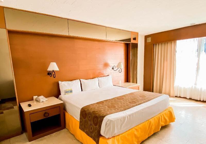 带大床的标准间, Plaza Pelicanos Club Beach Resort All Inclusive