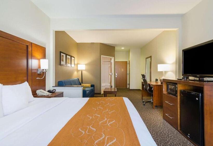 带大床的套房, Quality Suites Springdale West I 49