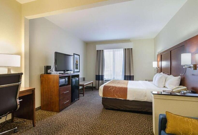 带大床的套房, Quality Suites Springdale West I 49