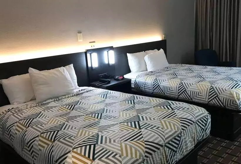 ２ダブルベッドのスタンダードルーム, Studio 6 Suites Tupelo, Ms