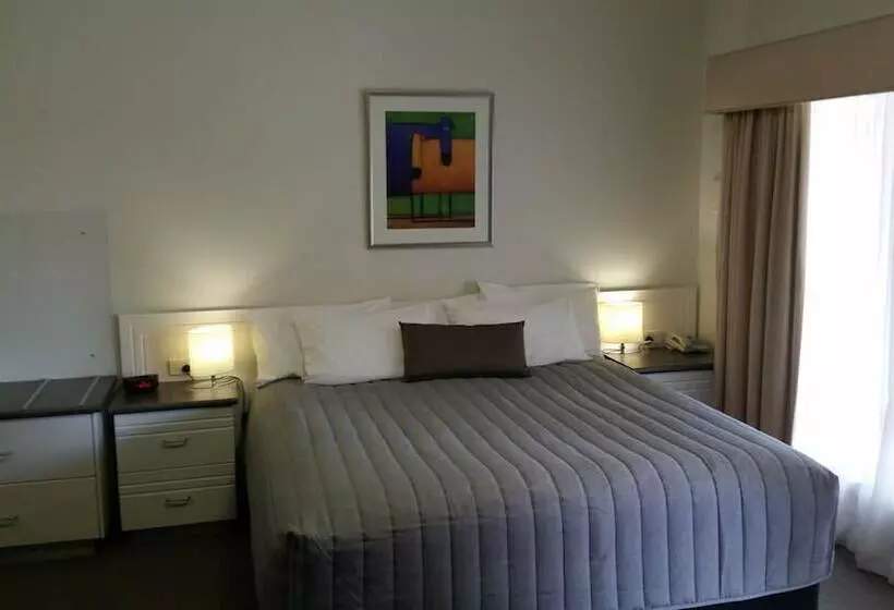 キングサイドベッドのスタンダードワンルーム, Mclaren Vale Motel & Apartments