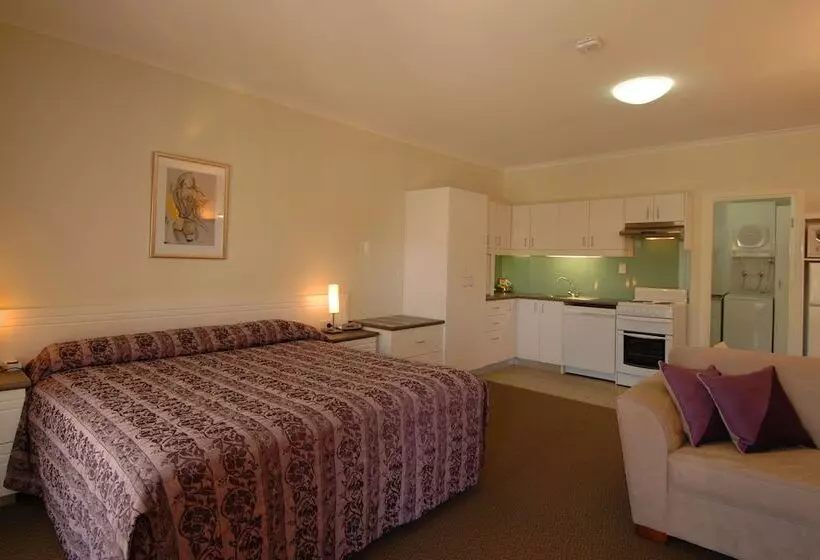 キングサイドベッドのスタンダードワンルーム, Mclaren Vale Motel & Apartments