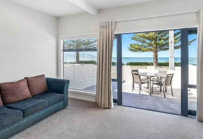 Huoneisto 1 Makuuhuone Merinäkymä, Kaikoura Beach Motel