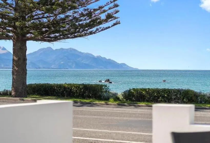 Huoneisto 1 Makuuhuone Merinäkymä, Kaikoura Beach Motel