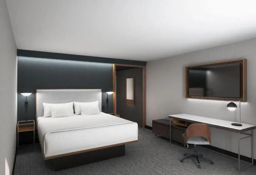 キングサイズベッドのスタンダードルーム, The Threefoot Hotel, Meridian, A Tribute Portfolio