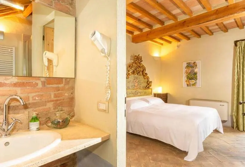 اتاق استاندارد با تخت بزرگ, Locanda Del Vino Nobile, Montepulciano Rooms Ac, Wi Fi