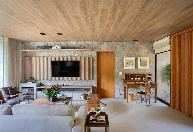 ویلای 1 خوابه با چشم‌انداز باغ, Casa Marambaia