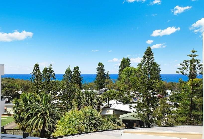 침실 1개 바다 전망 아파트, Element On Coolum Beach