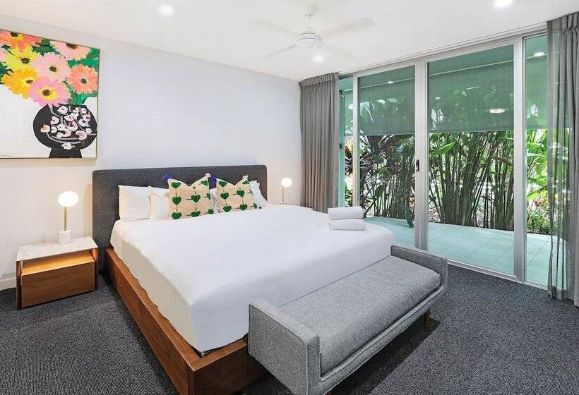 庭の見える１ベッドルームアパートメント, Element On Coolum Beach