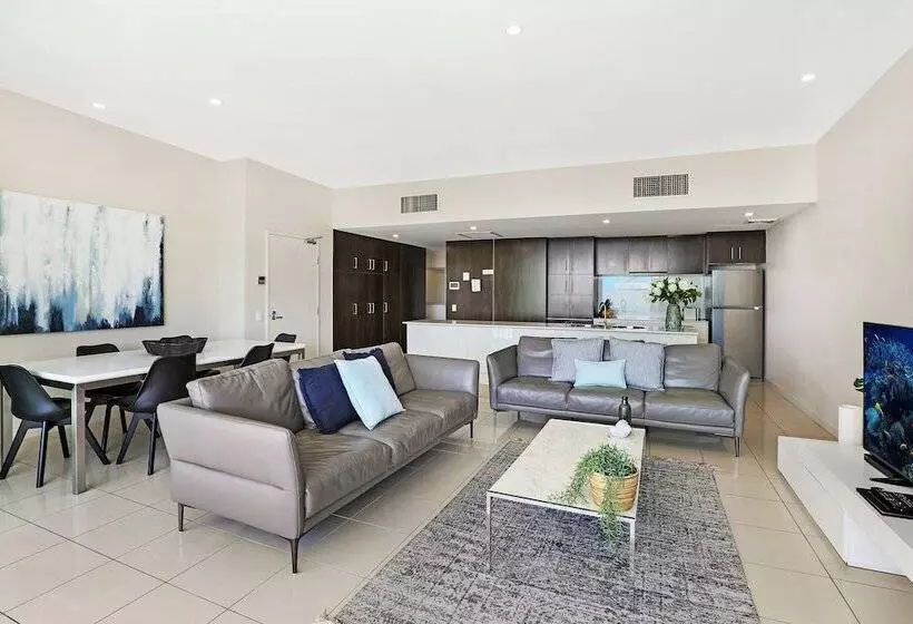 プールビューの3ベッドルームアパート, Element On Coolum Beach