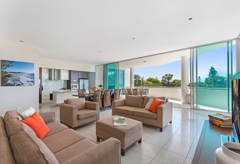 デラックススイートの３ベッドルーム, Element On Coolum Beach