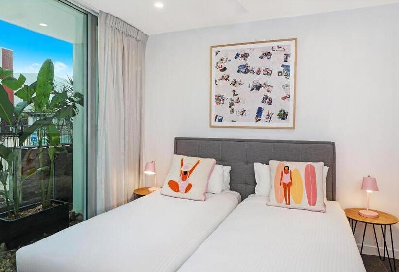 ２ベッドルームアパートメント, Element On Coolum Beach