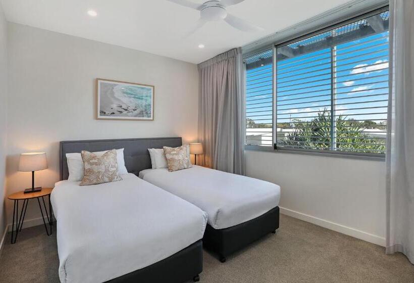 プールビューの２ベッドルームアパート, Element On Coolum Beach