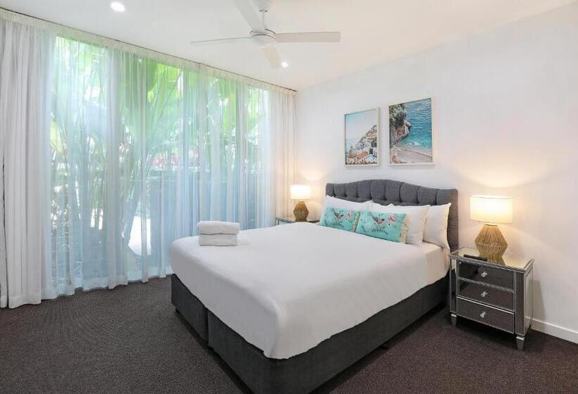 庭の見える１ベッドルームアパートメント, Element On Coolum Beach