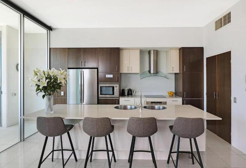 デラックススイートの３ベッドルーム, Element On Coolum Beach