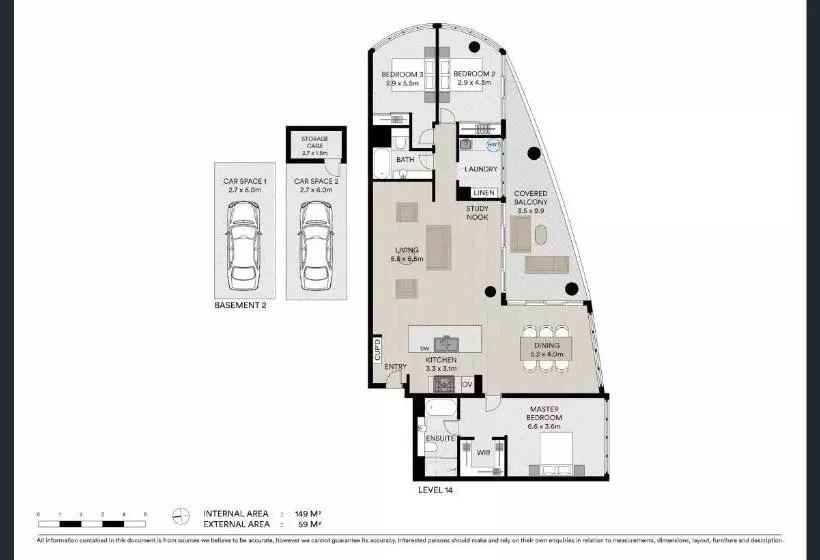 1 Bedroom Penthouse Apartment, Tweed Ultima Apartments