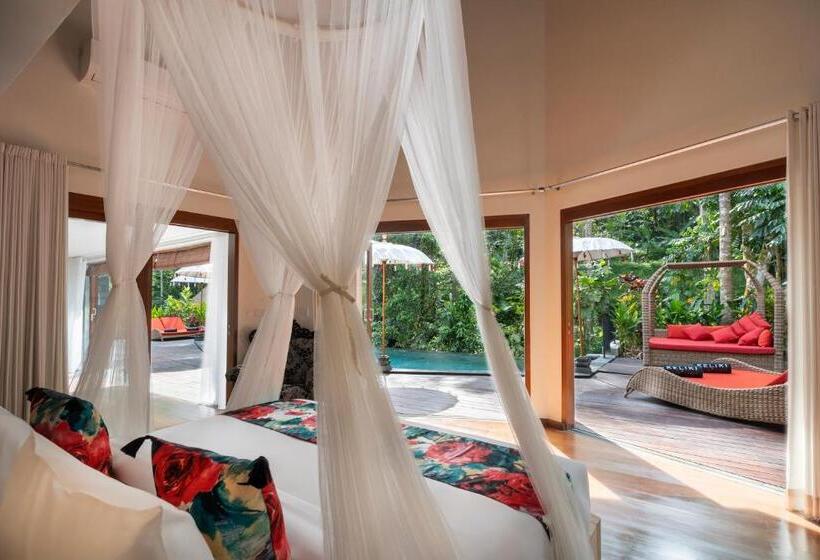 וילה עם חדר שינה אחד ובריכת שחיה, Keliki Luxury Lodge