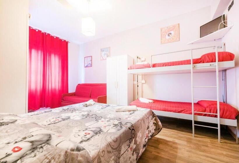 חדר סטנדרט לארבעה, Ostello Le Sirene