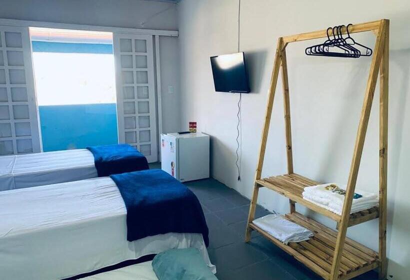 带阳台的豪华间, Pousada Portal Da Praia