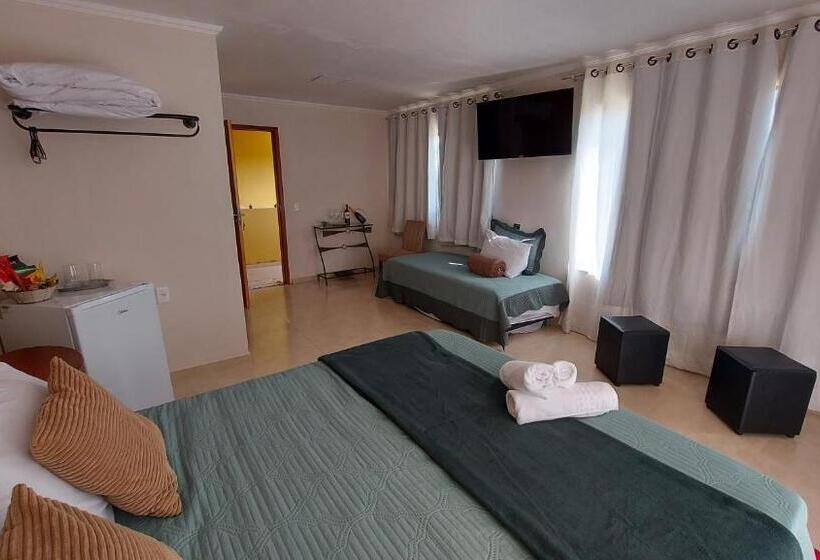 标准房带园景, Recanto Dos Ipês Pousada