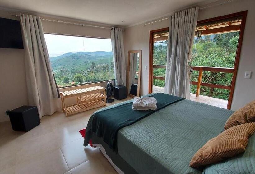 标准房带园景, Recanto Dos Ipês Pousada