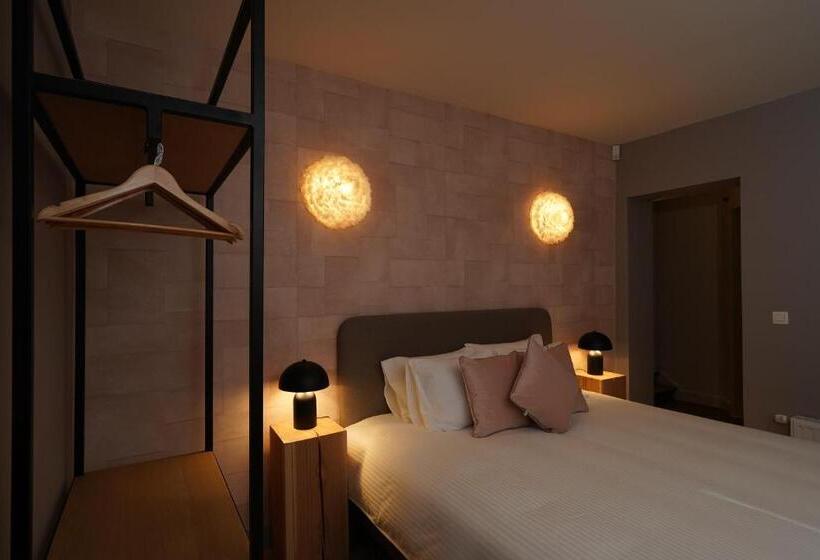 غرفة ديلوكس عائلية, Les Terrasses Des Falizes B&b