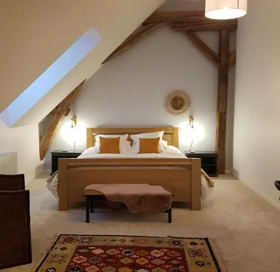キングサイズベッドのスーペリアルーム, Les Sept Tilleuls Chambres D Hôtes