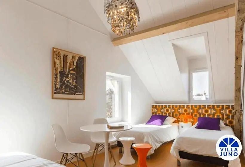 ファミリールーム, Villa Juno Saint Aubin Sur Mer Côte De Nacre Normandie Plage Débarquement
