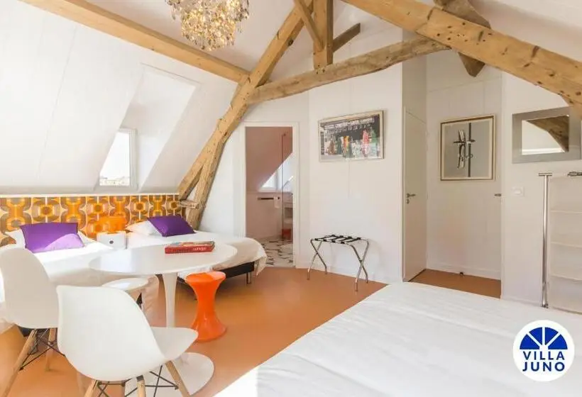ファミリールーム, Villa Juno Saint Aubin Sur Mer Côte De Nacre Normandie Plage Débarquement