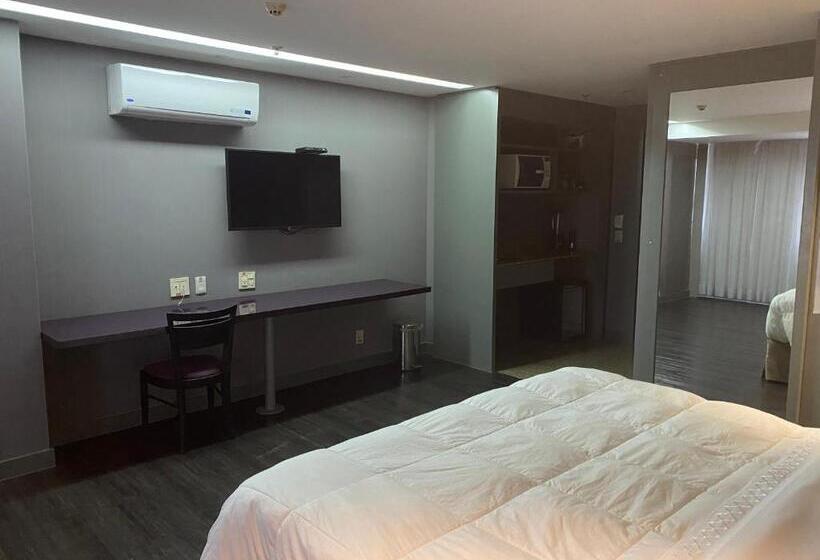חדר דחוקס עם מיטת קינג, Grand Mercure Brasília   Ap Particular 112