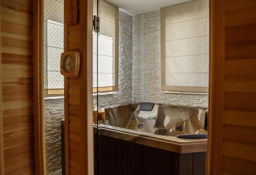 디럭스 룸 킹사이즈 침대, Pensiunea Carpe Diem Spa