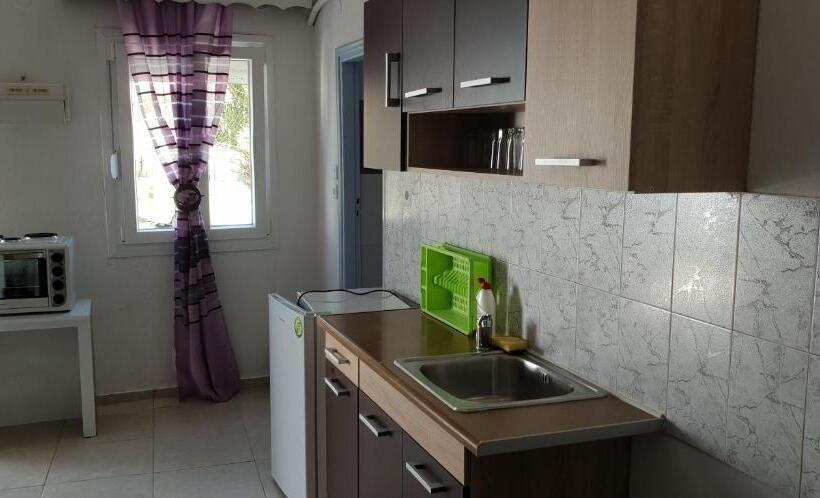 Апартаменты 1 Спальня с Террасой, Thirasia