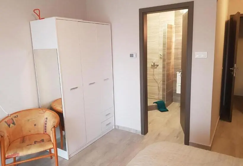 テラス付き１ベッドルームアパートメント, Flamingó Apartmanház