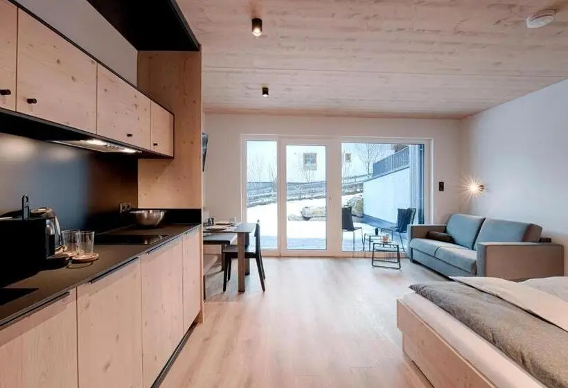 テラス付き1ベッドルームアパートメント, Simple Life Apartments