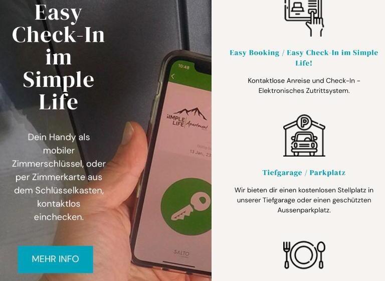 Апартаменты 1 Спальня с Балконом, Simple Life Apartments