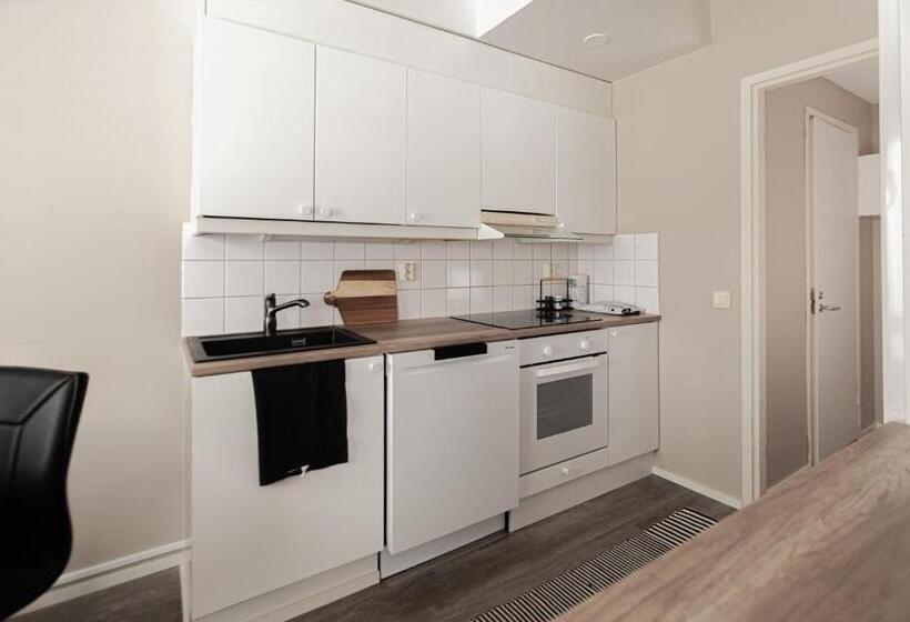 침실 1개 아파트, Kulkuri Hostellit Hämeenlinna