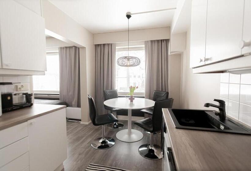 침실 1개 아파트, Kulkuri Hostellit Hämeenlinna
