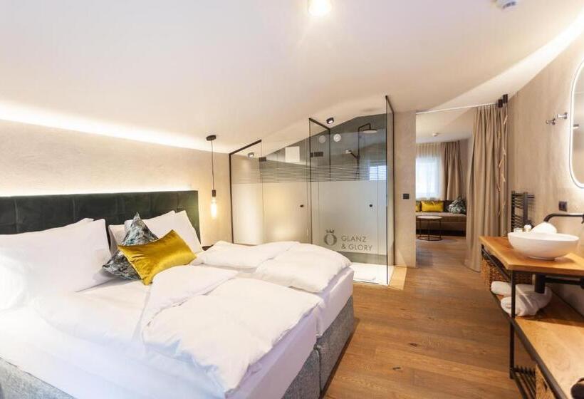 Студия Deluxe, Glanz & Glory Appartements Sölden