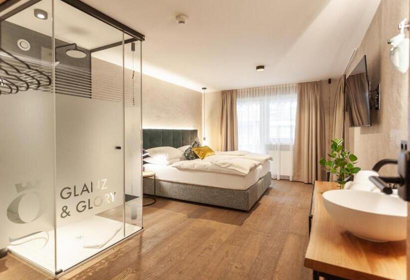 Студия Deluxe, Glanz & Glory Appartements Sölden