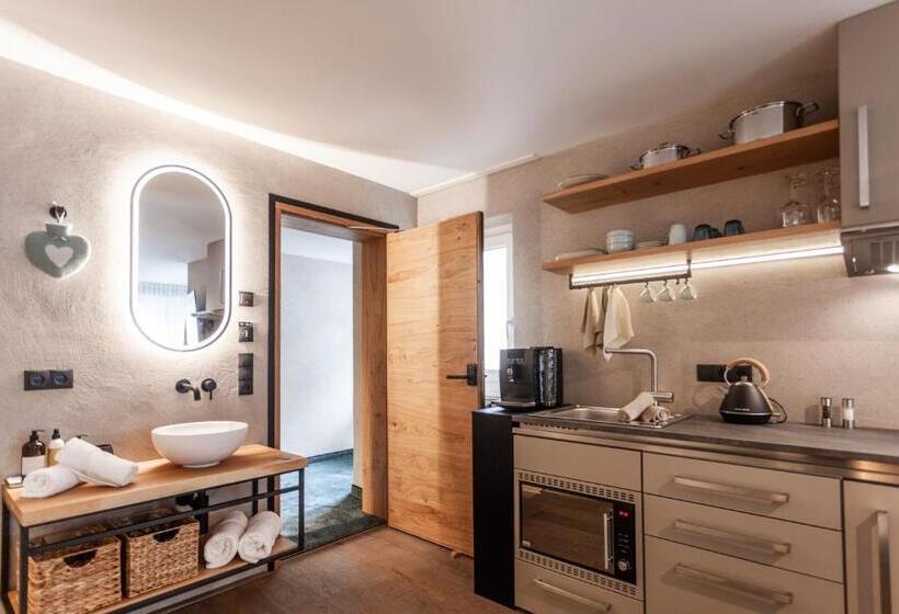Студия Deluxe, Glanz & Glory Appartements Sölden