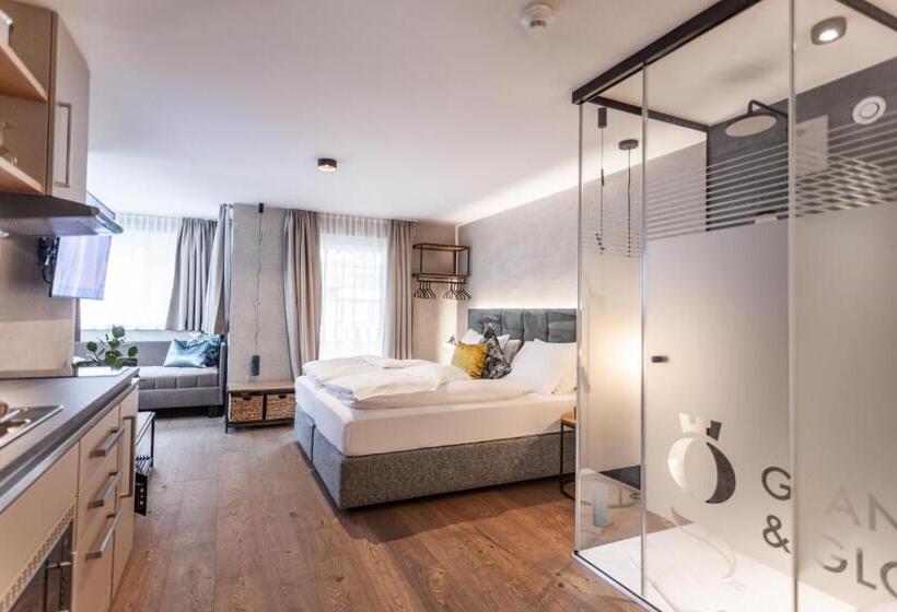 Студия Deluxe, Glanz & Glory Appartements Sölden