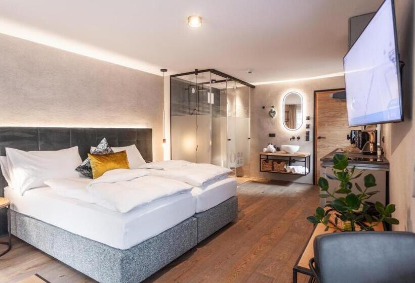 Студия Deluxe, Glanz & Glory Appartements Sölden