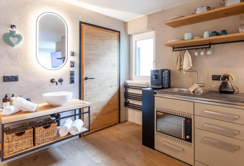 Студия Deluxe, Glanz & Glory Appartements Sölden