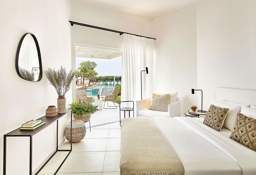 غرفة قياسية مطلّة علي حمام السباحة, Domes Noruz Kassandra, Halkidiki   Adults Only