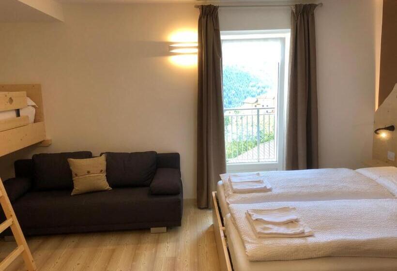 4인용 스탠다드 룸, B And B Nonna Rosa Vista Lagorai