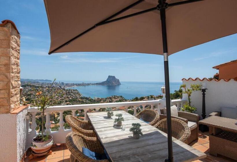 اتاق استاندارد چهار تخته با چشم‌انداز دریا, Villa Vista Calpe