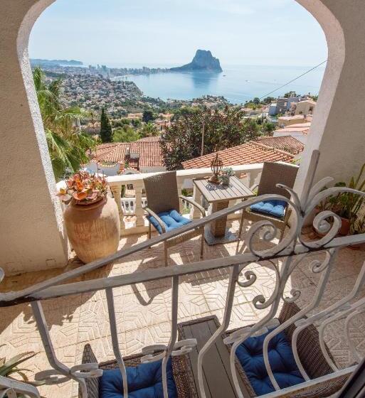 اتاق استاندارد چهار تخته با چشم‌انداز دریا, Villa Vista Calpe