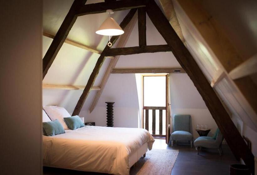 带花园景观的标准三人间, L Herbe Haute