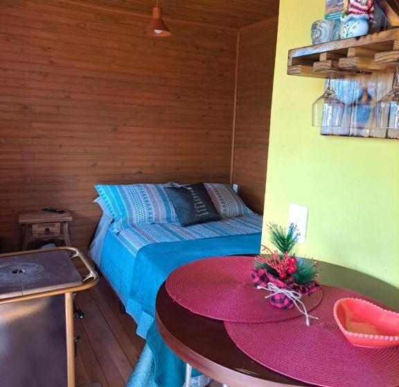 בקתת חדר, Pousada Chales Aconchego Serrano